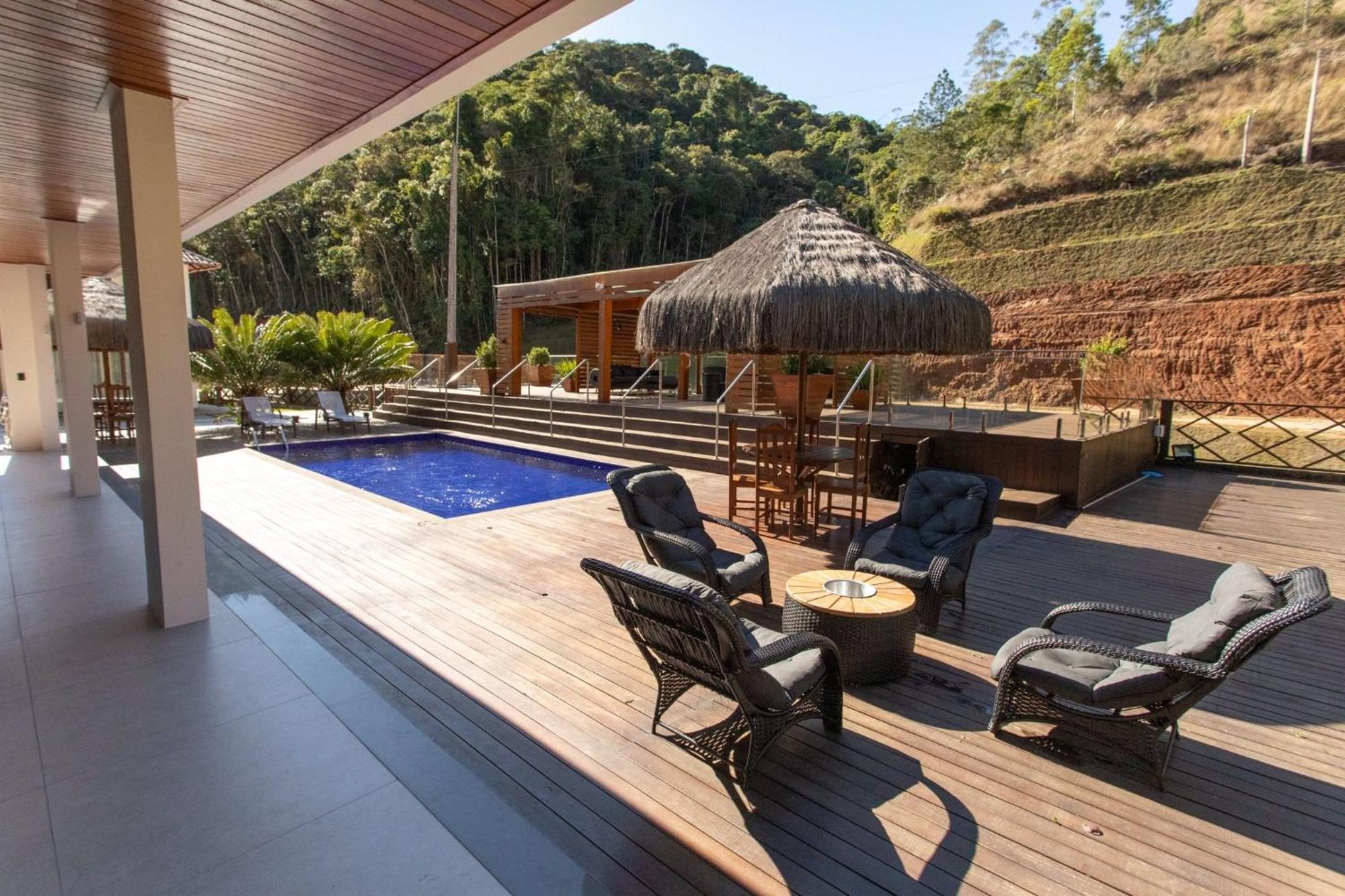 Sitio Cinco Folhas, Recanto Com Vista Pra Montanha ماريشال فلوريانو المظهر الخارجي الصورة